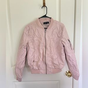 New Look Pink Bomber Jacket, Large